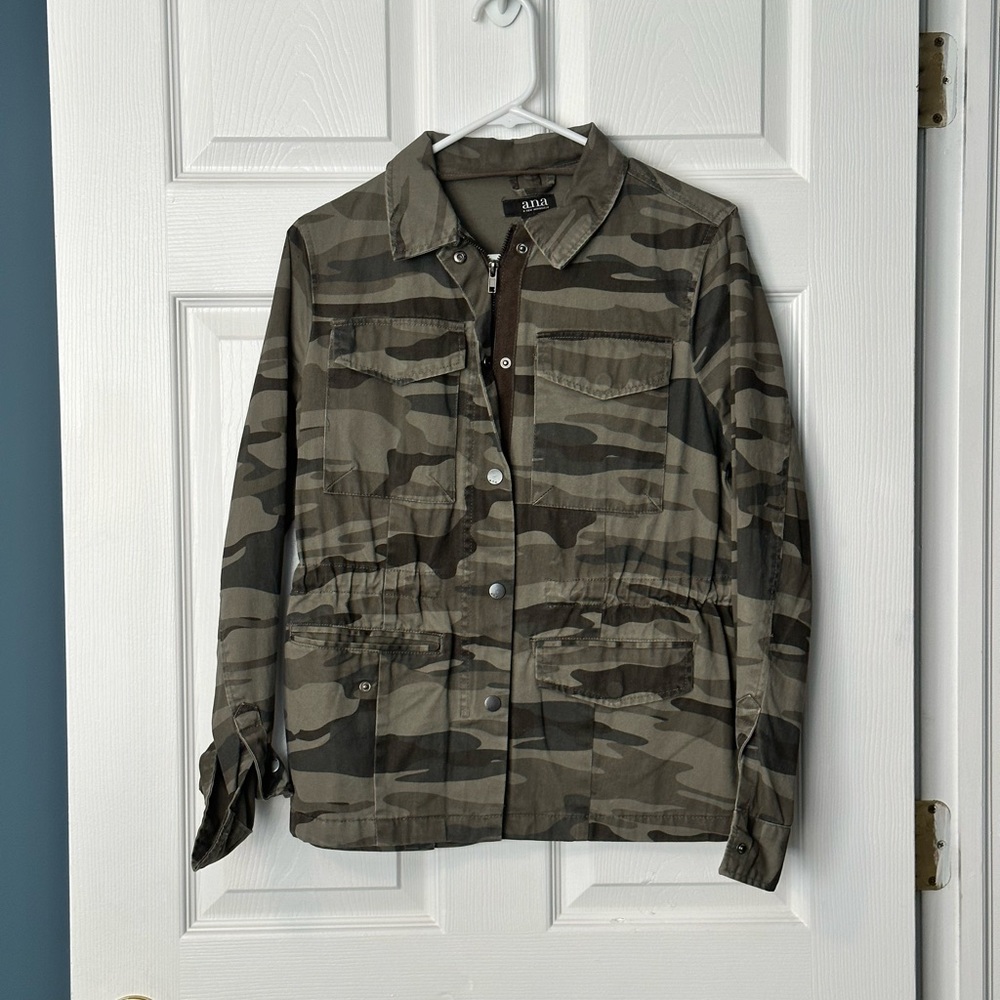 A.N.A Women’s Camo Bomber Jacket